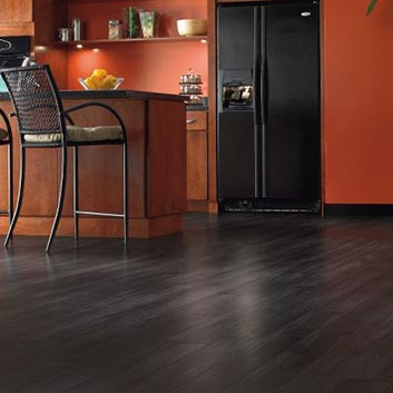 black wax laminate floor installation